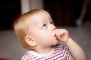 Little Boy Sucking Their Thumb